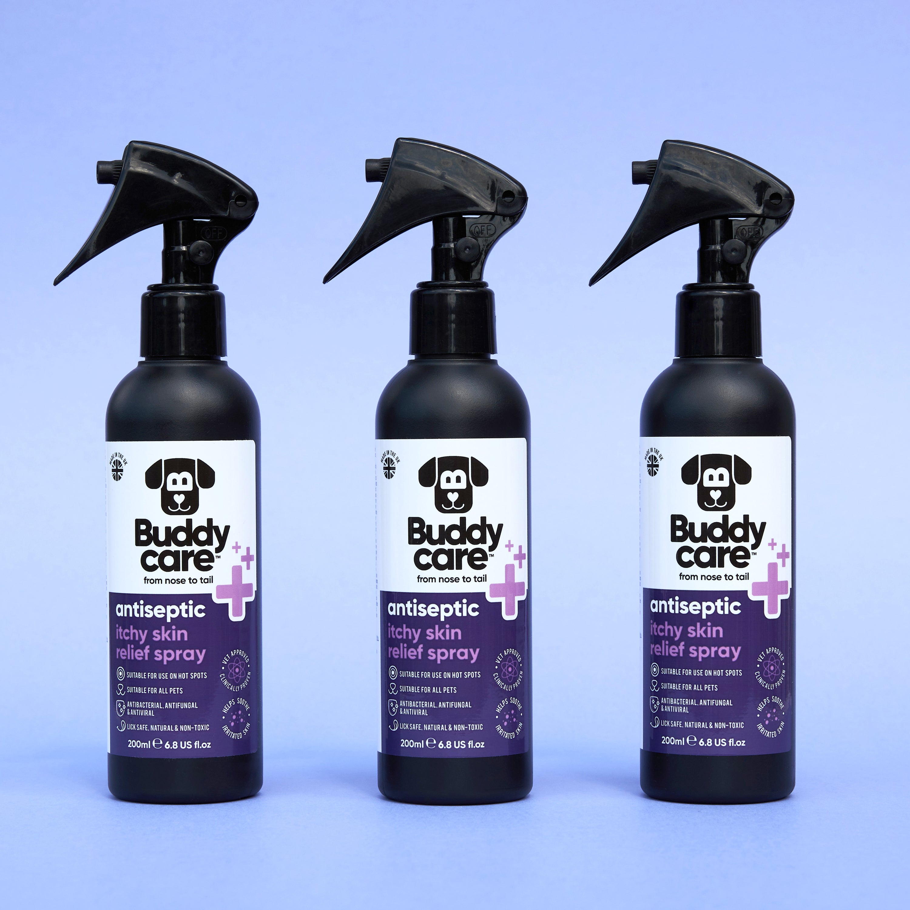Pet Antiseptic Itchy Skin Relief Spray by Buddycare