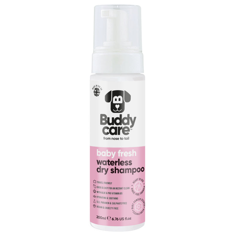 Baby Fresh Waterless Dry Dog Shampoo by Buddycare
