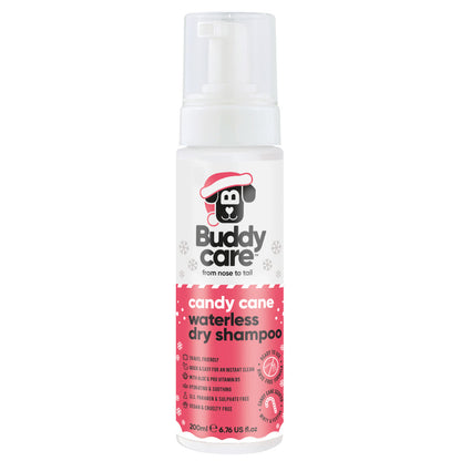 Candy Cane Waterless Dry Dog Shampoo