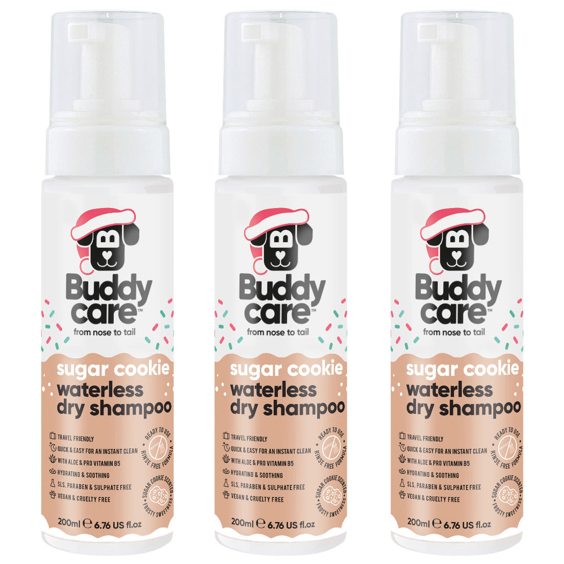 Sugar Cookie Waterless Dry Dog Shampoo
