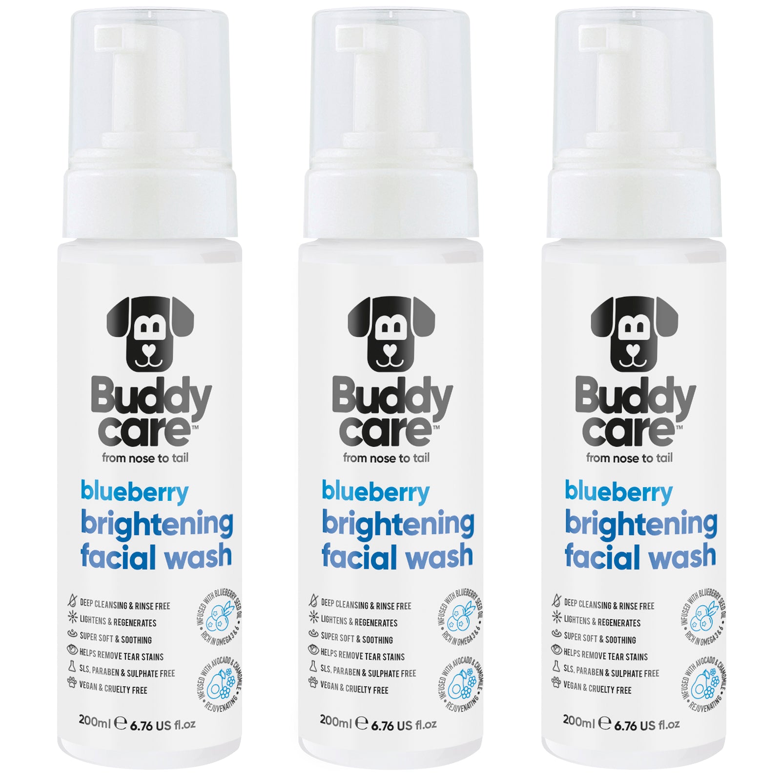 Blueberry Dog Facial Wash