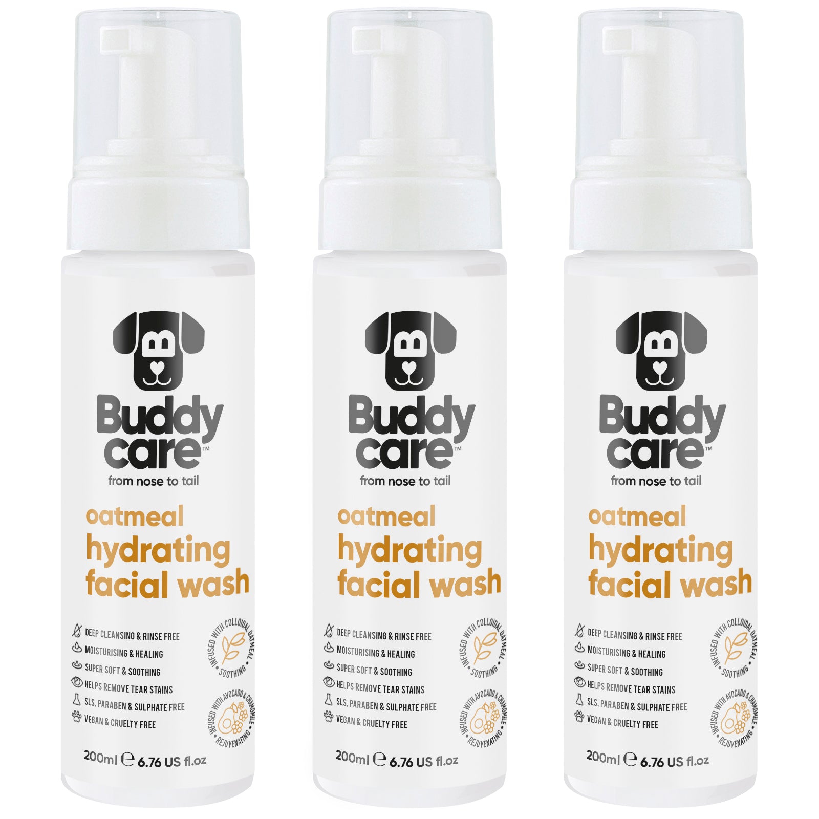 Oatmeal Dog Facial Wash