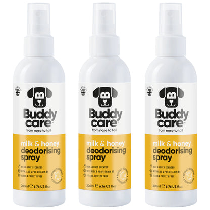 Milk &amp; Honey Dog Deodorising Spray by Buddycare