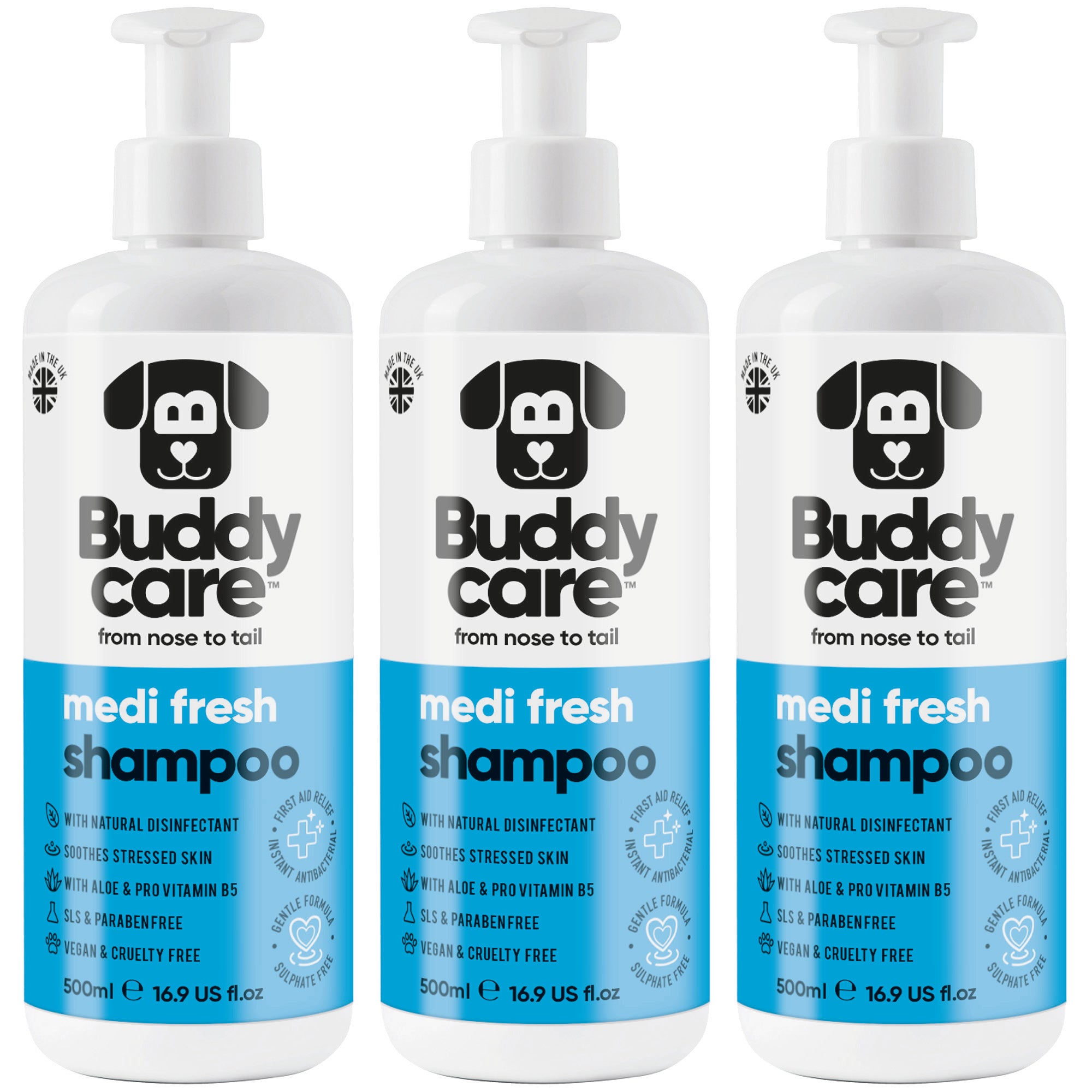 Medi Fresh Dog Shampoo by Buddycare