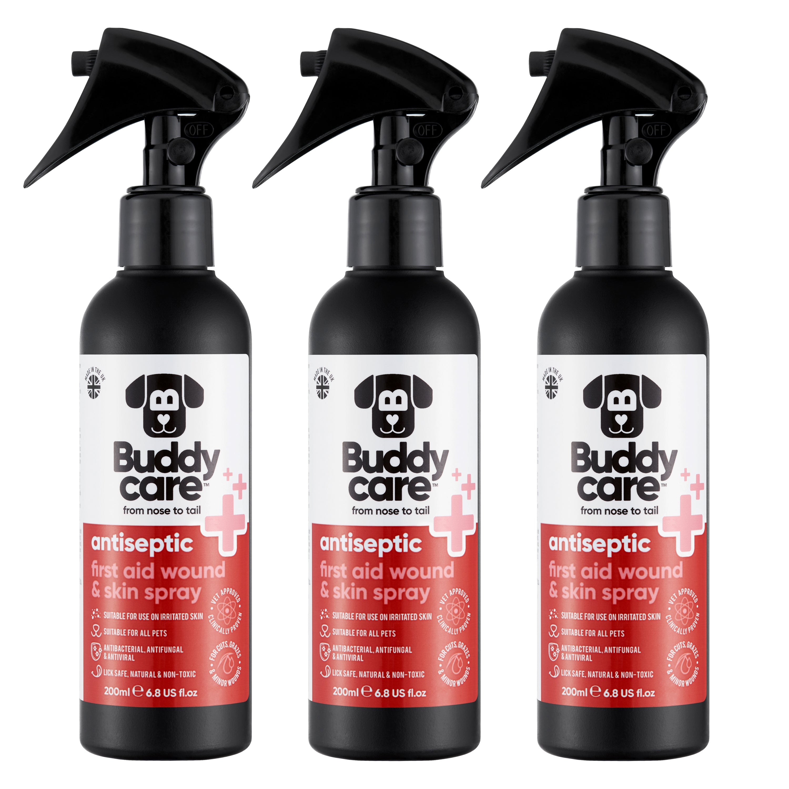 Pet Antiseptic First Aid & Wound Spray by Buddycare