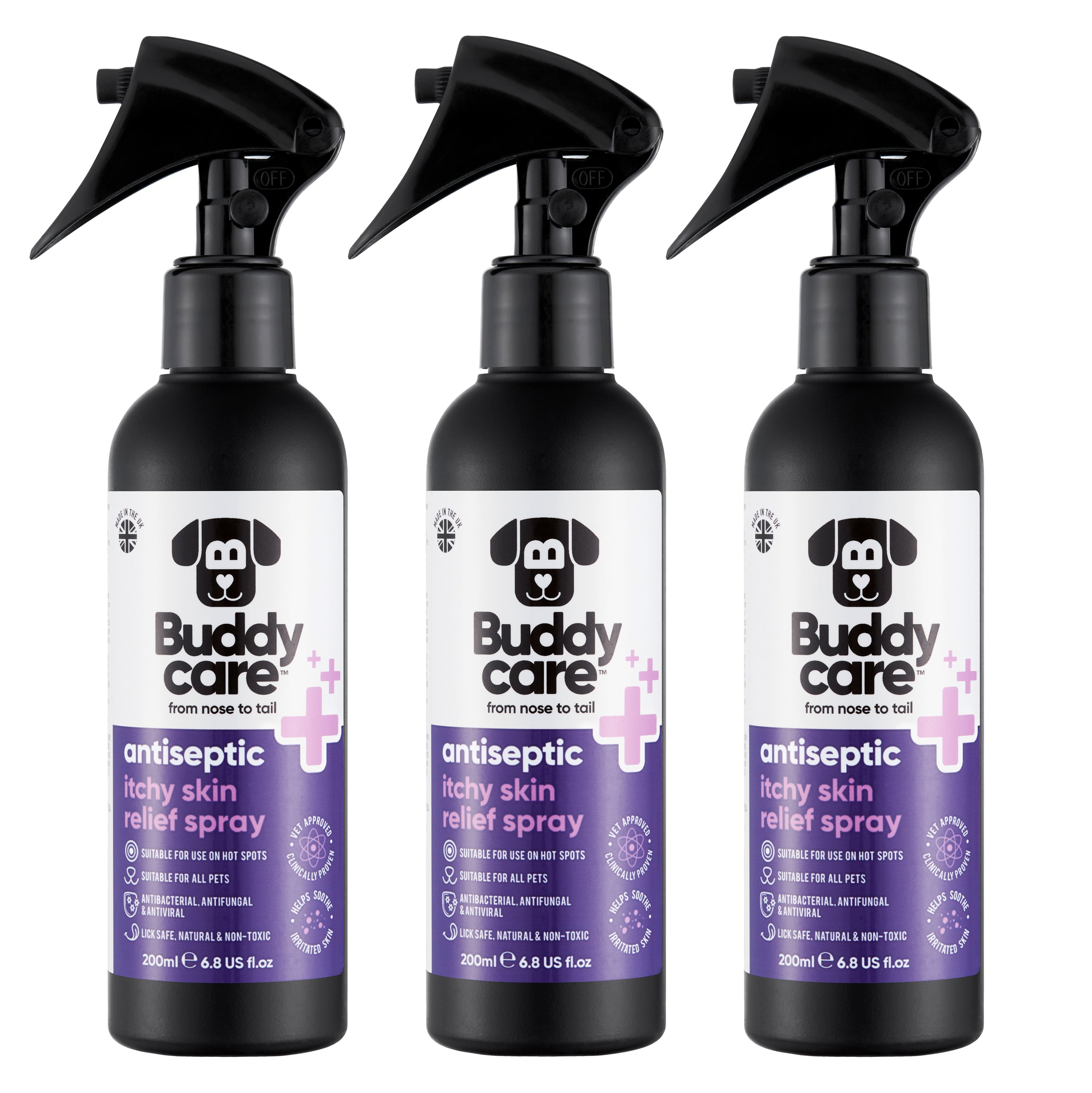 Pet Antiseptic Itchy Skin Relief Spray by Buddycare