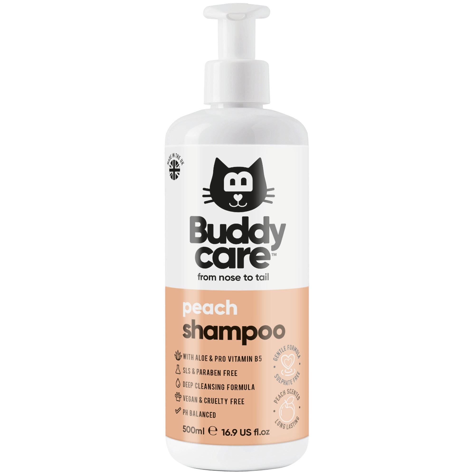 Peach Cat Shampoo by Buddycare