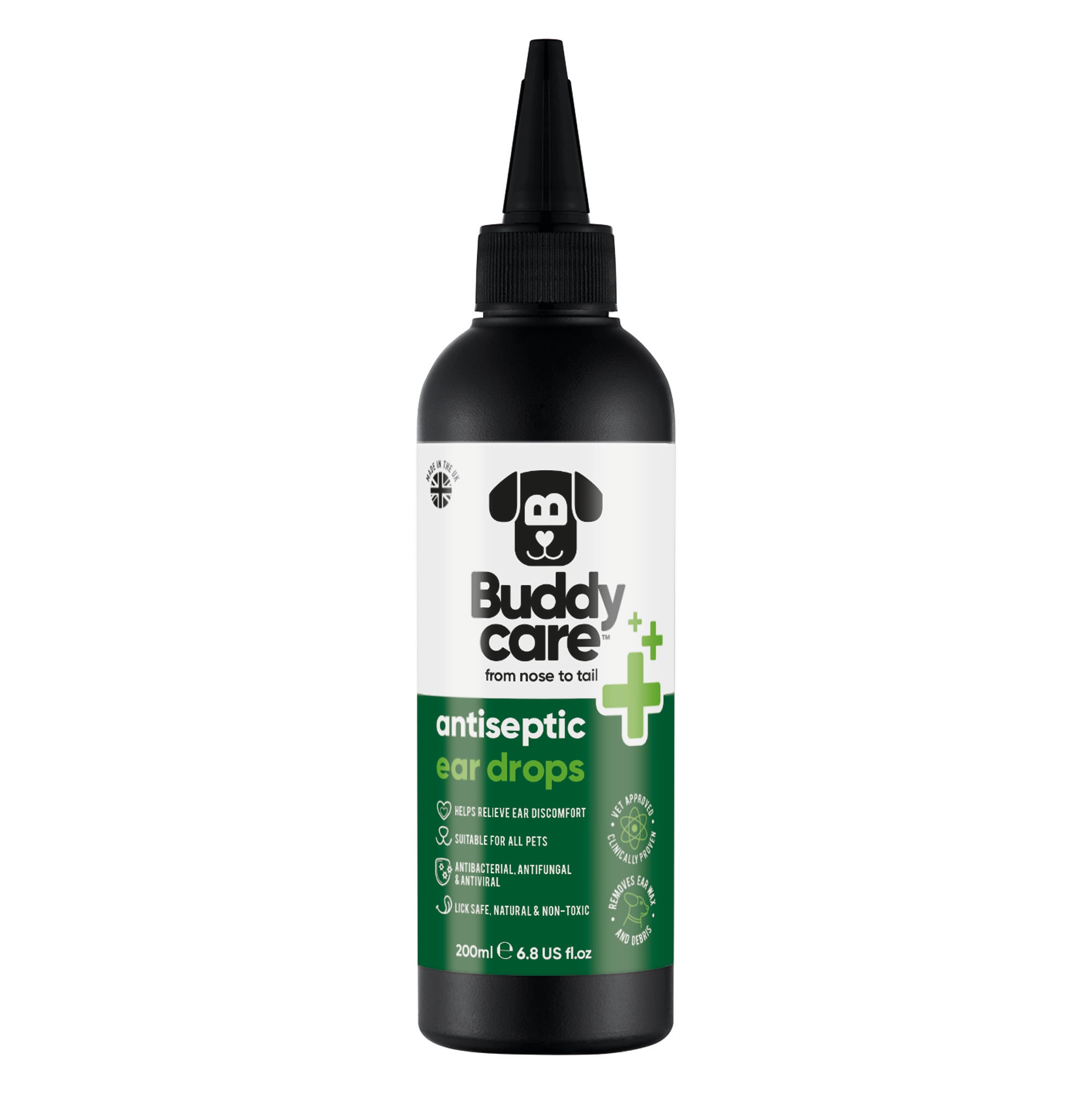 Pet Antiseptic Ear Drops by Buddycare