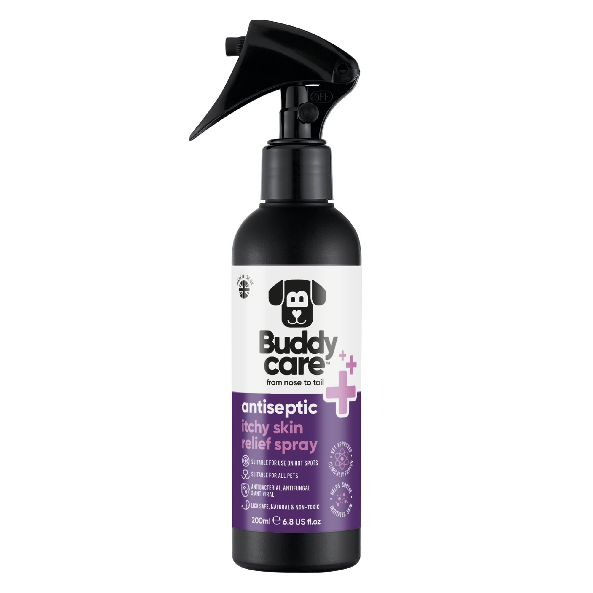 Pet Antiseptic Itchy Skin Relief Spray by Buddycare