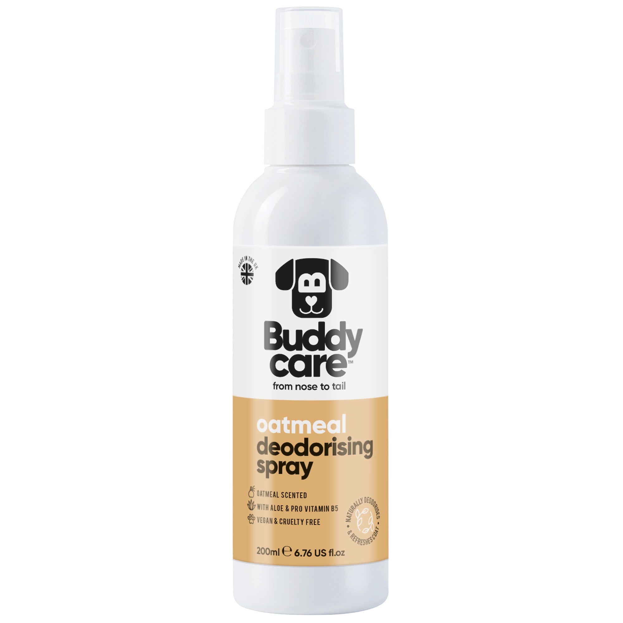 Oatmeal Dog Deodorising Spray by Buddycare