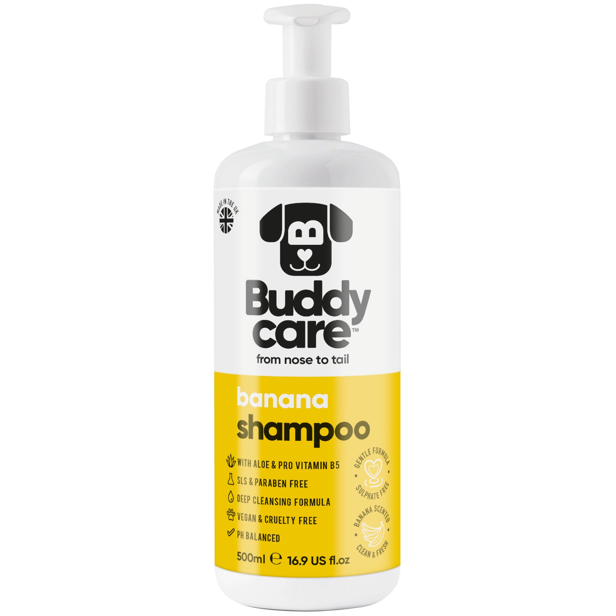 Banana Dog Shampoo by Buddycare