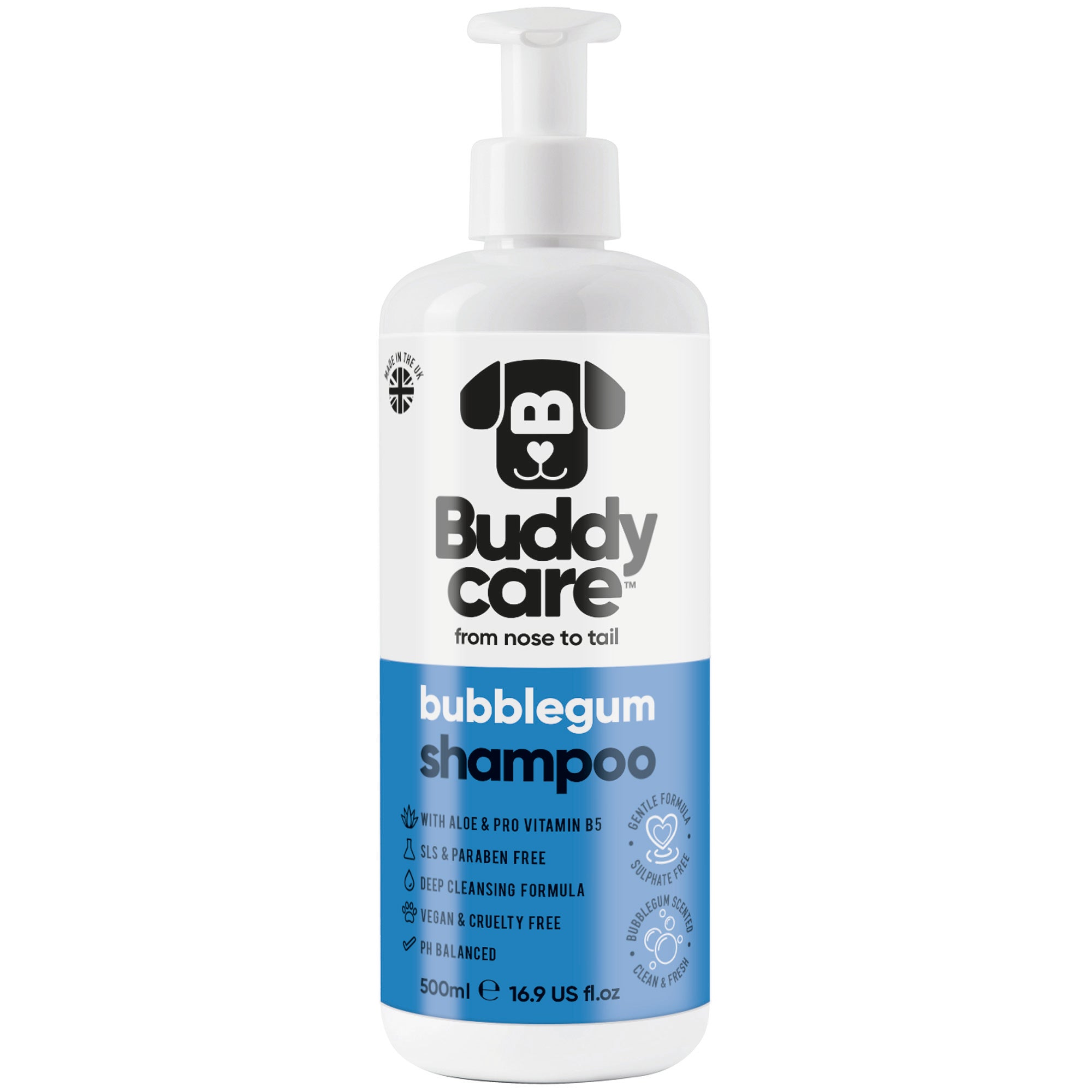 Bubblegum Dog Shampoo by Buddycare