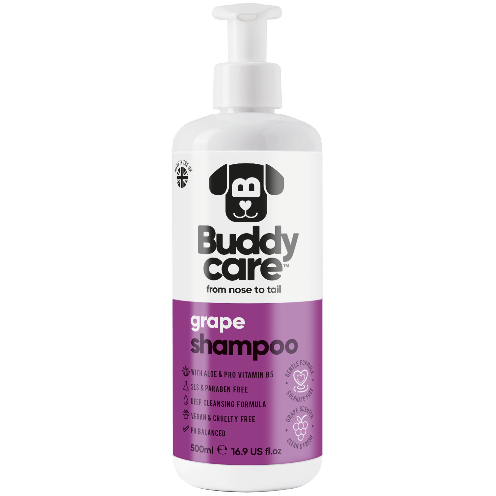 Grape Dog Shampoo by Buddycare