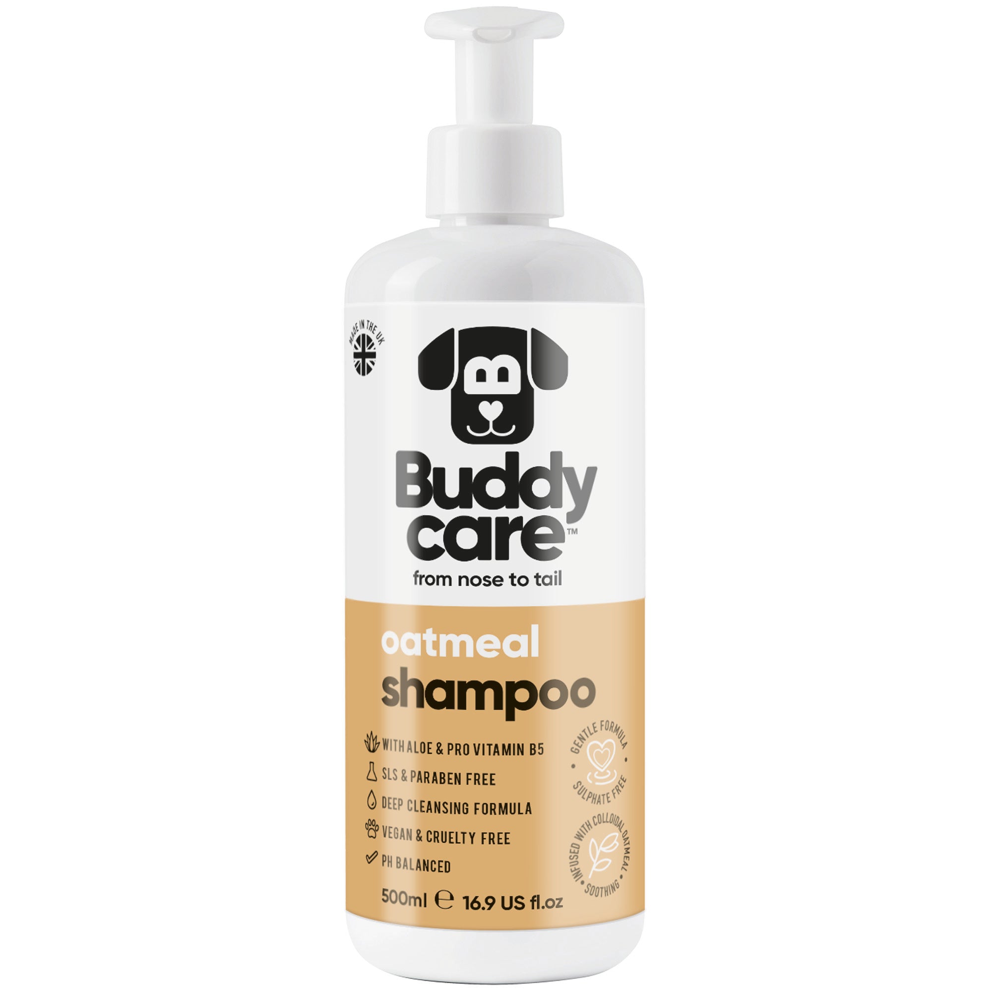 Oatmeal Dog Shampoo by Buddycare