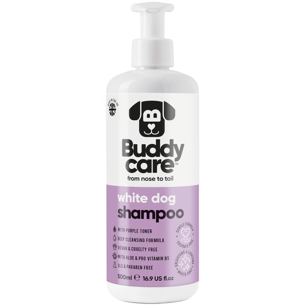 White Dog Shampoo by Buddycare