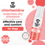 Pet Antiseptic Chlorhexidine Medicated Waterless Dry Dog Shampoo
