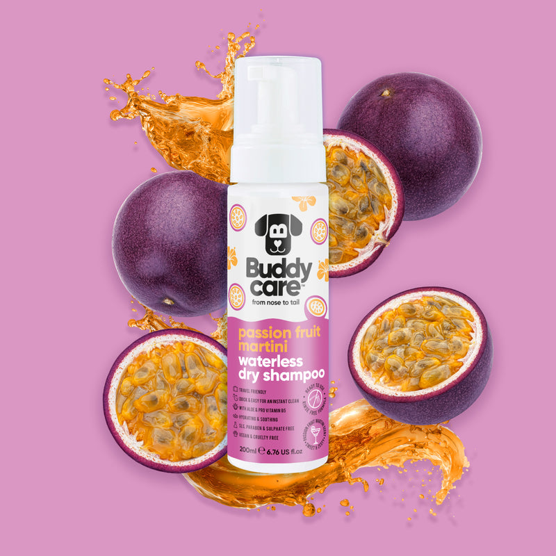 Passion Fruit Martini Waterless Dry Dog Shampoo