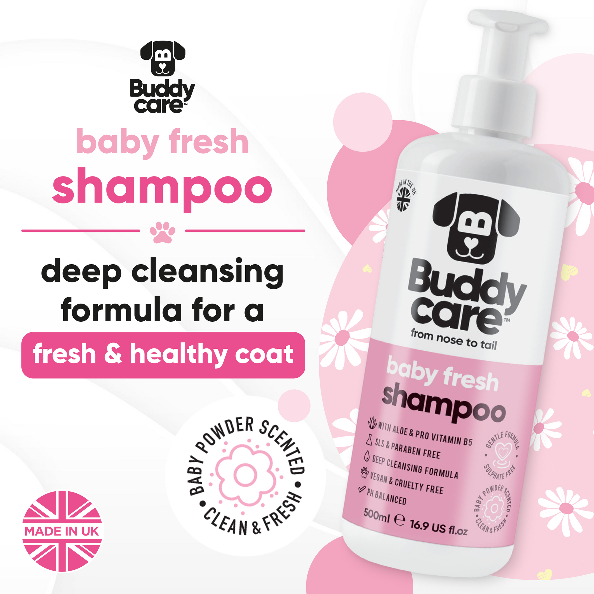 Baby Fresh Dog Shampoo by Buddycare