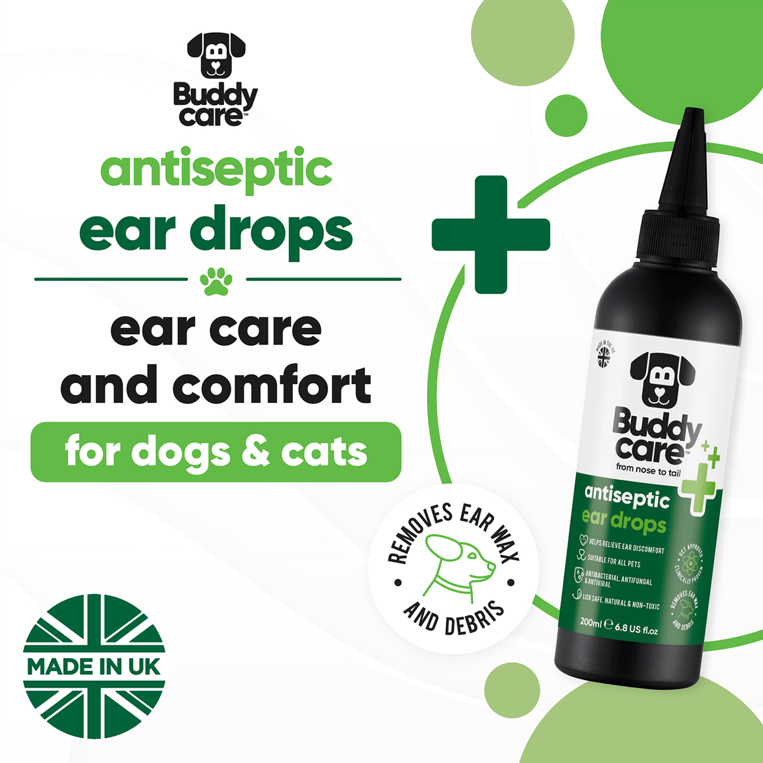 Pet Antiseptic Ear Drops