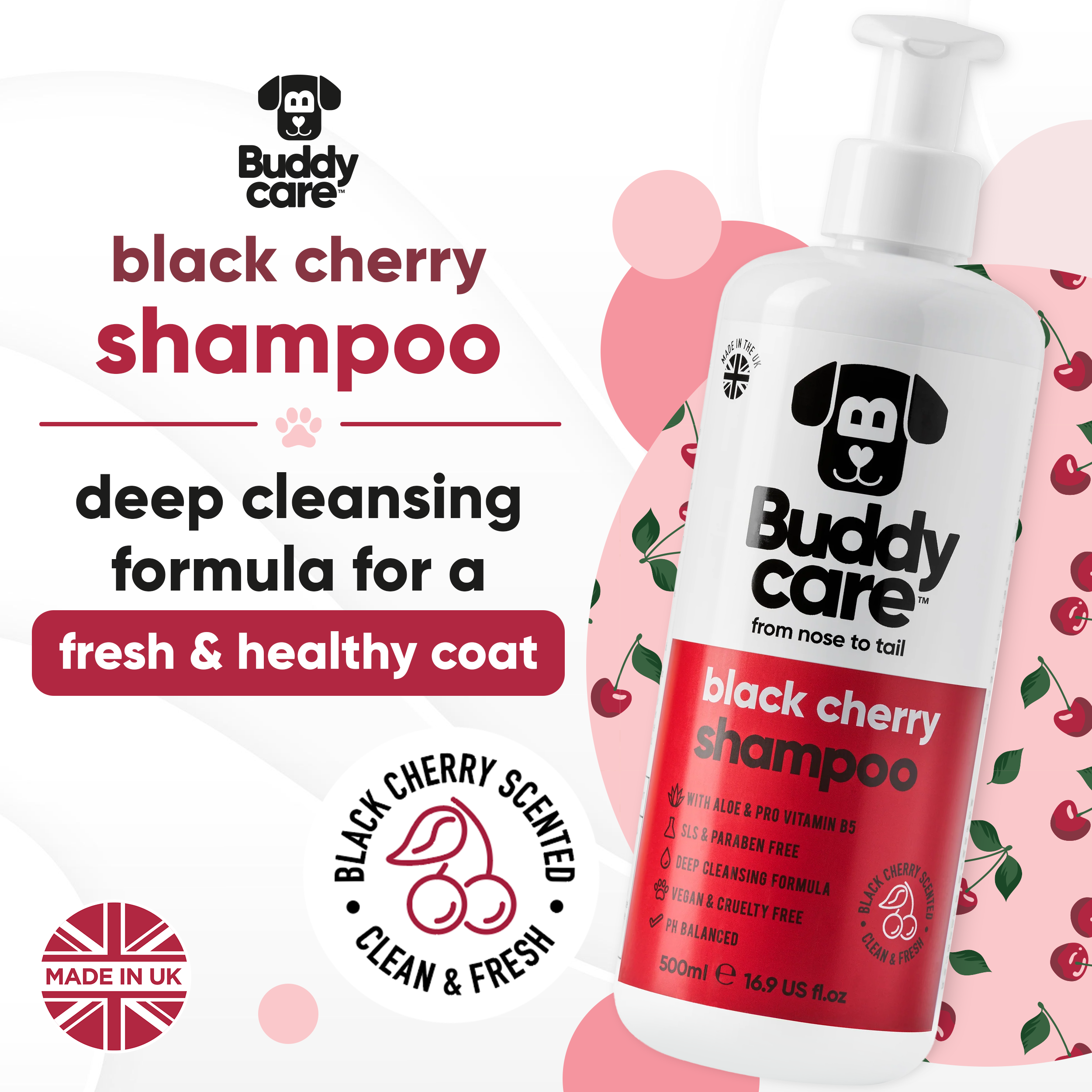 Black Cherry Dog Shampoo