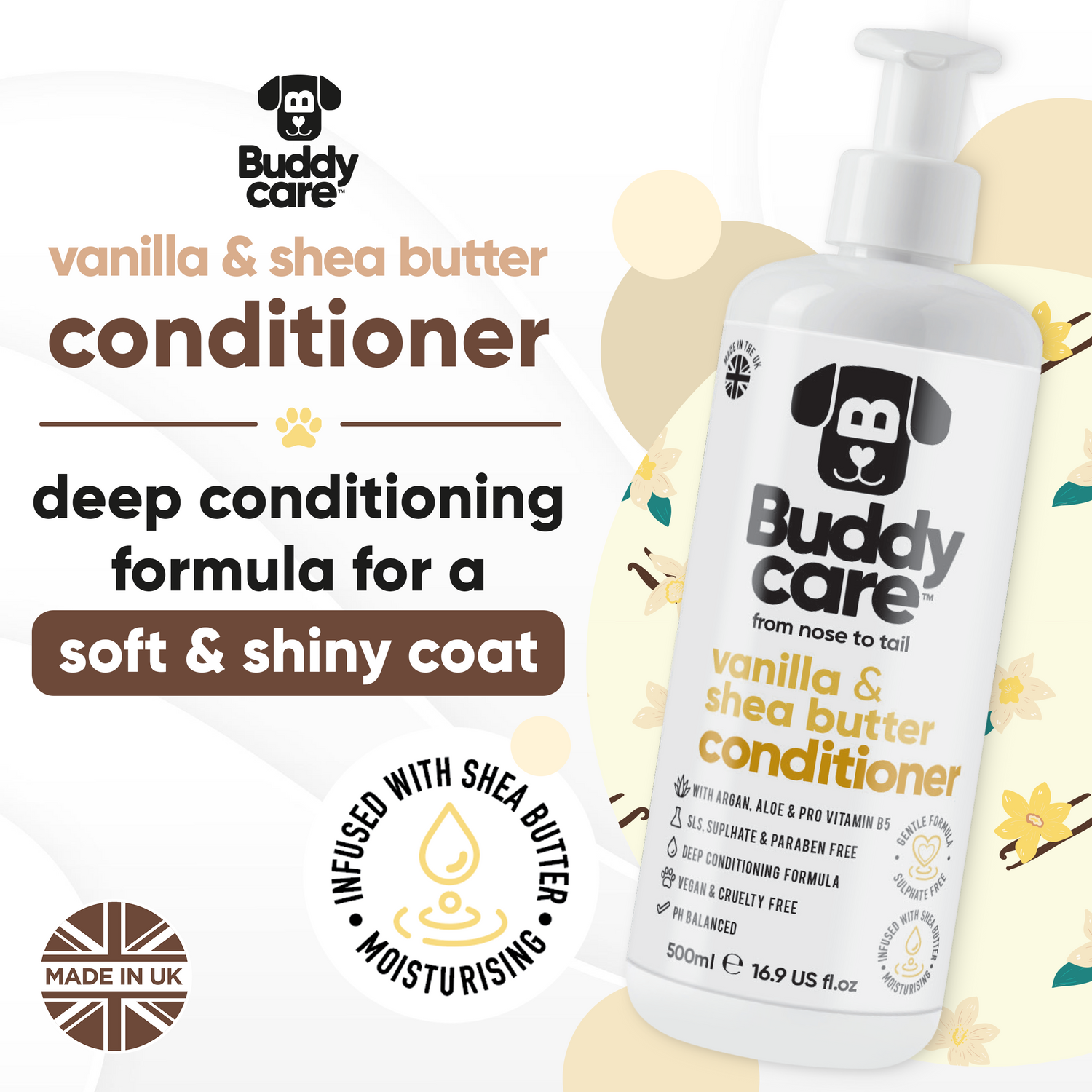 Vanilla &amp; Shea Butter Dog Conditioner