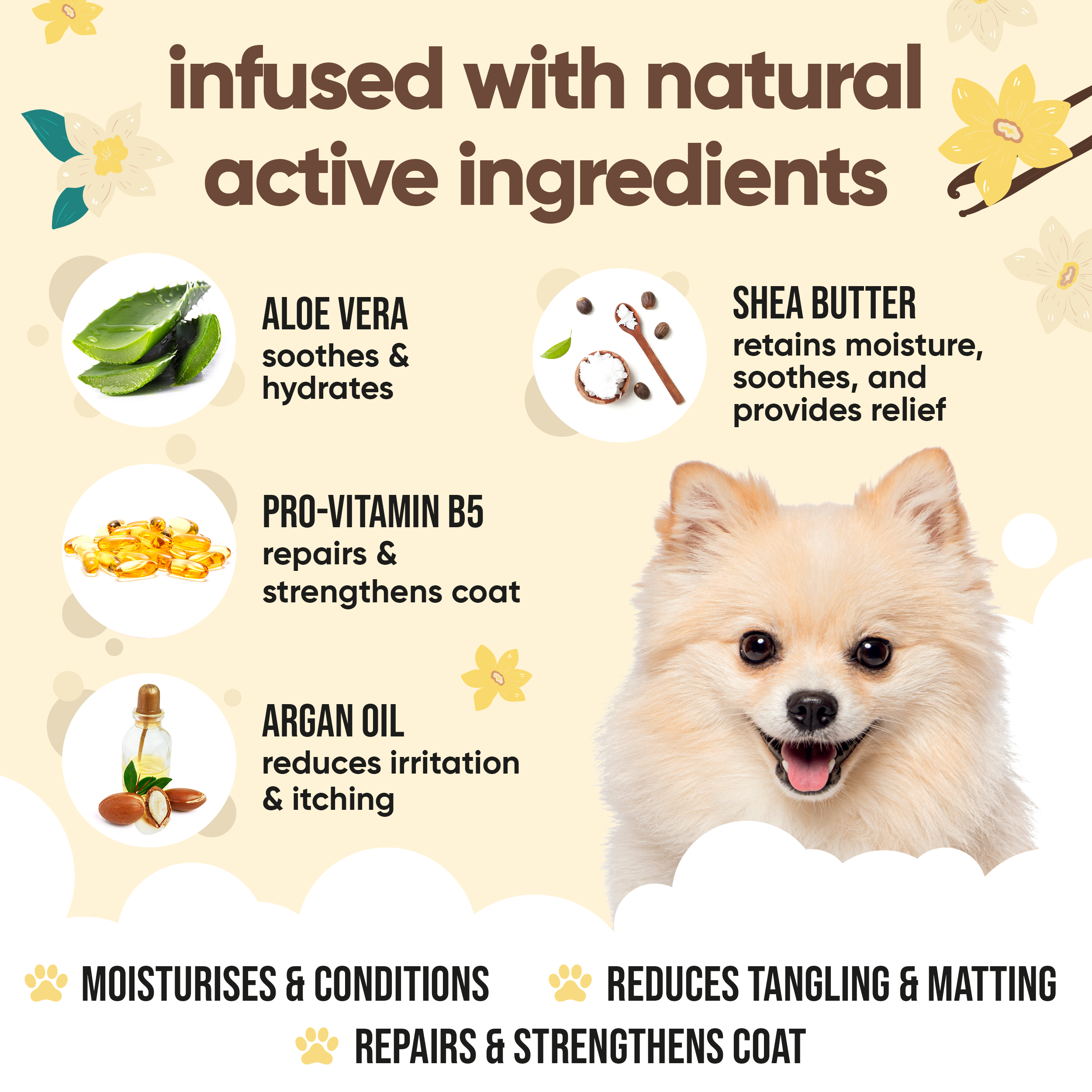 Vanilla & Shea Butter Dog Conditioner by Buddycare