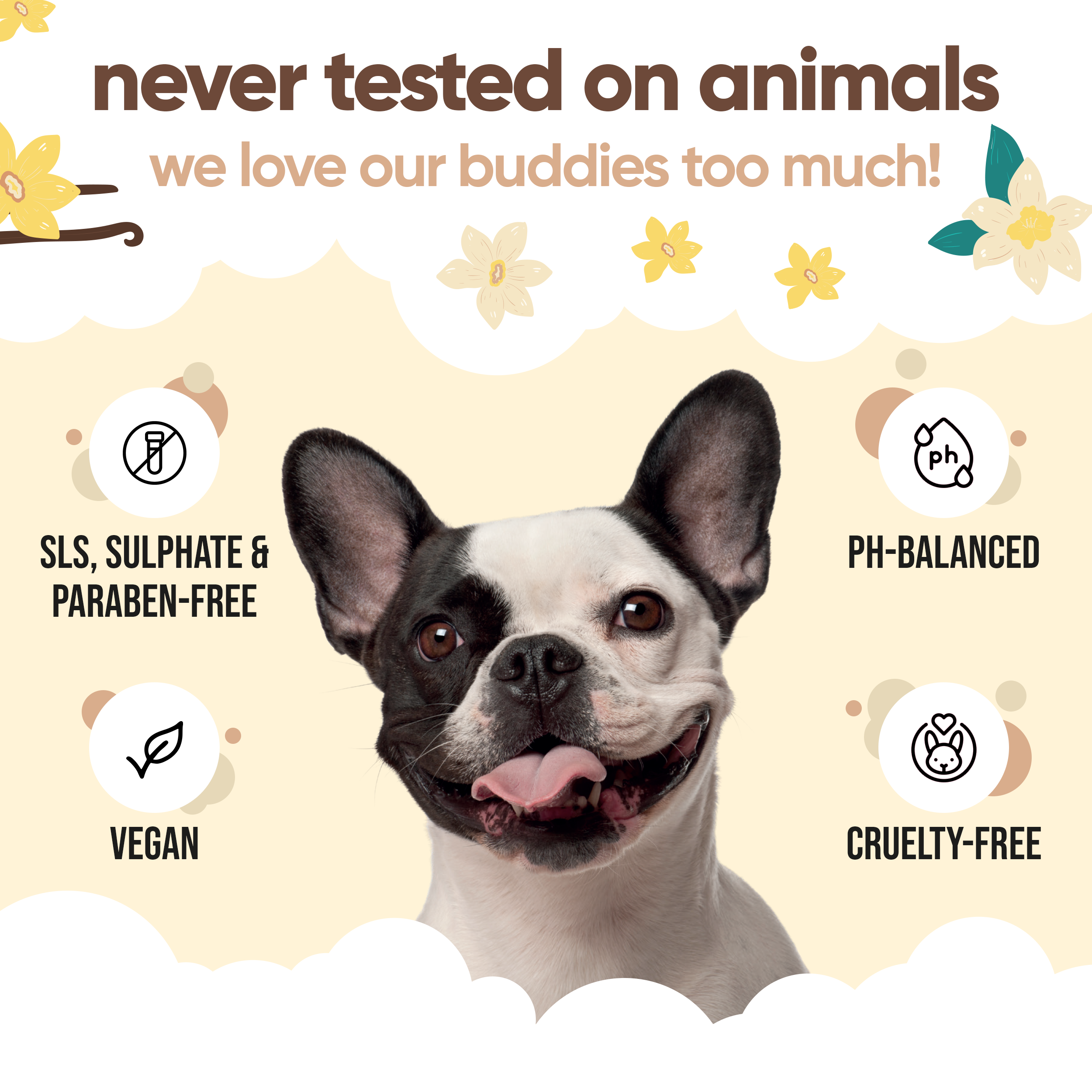 Vanilla & Shea Butter Dog Conditioner by Buddycare