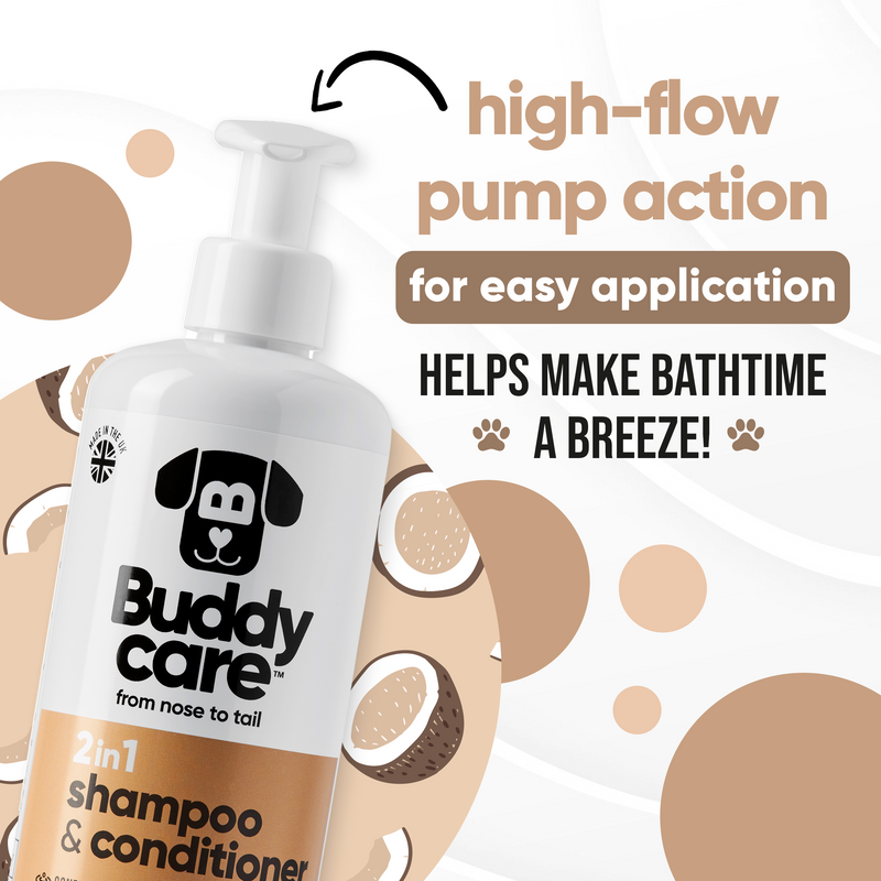 2in1 Coconut Dog Shampoo & Conditioner