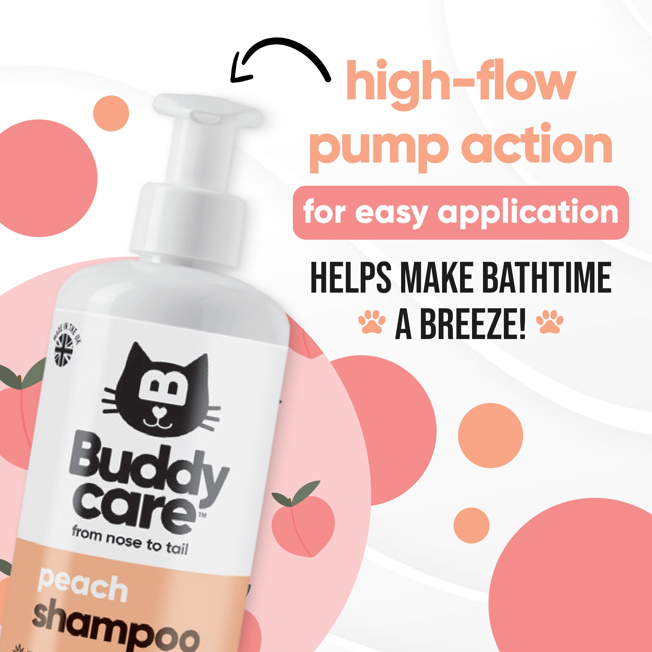 Peach Cat Shampoo by Buddycare