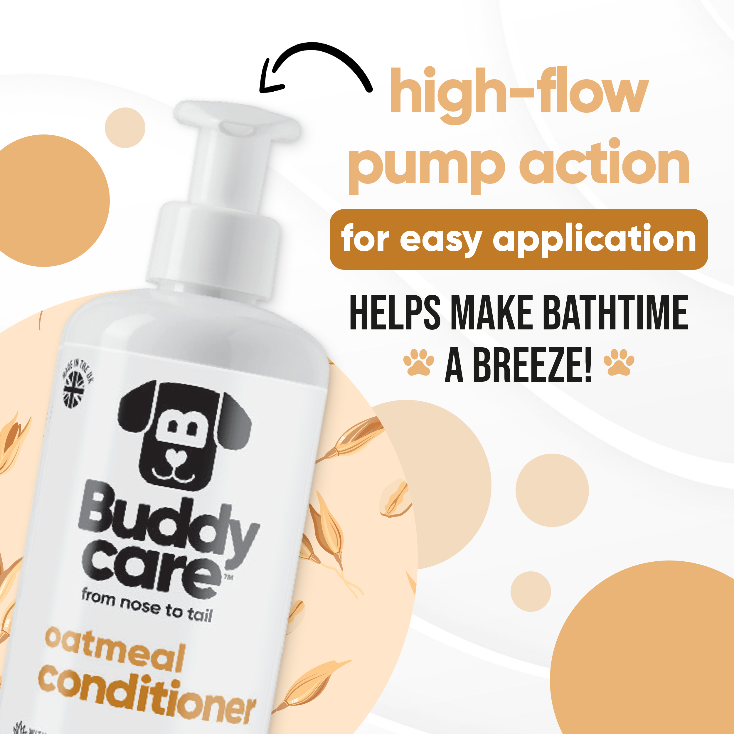 Oatmeal Dog Conditioner by Buddycare