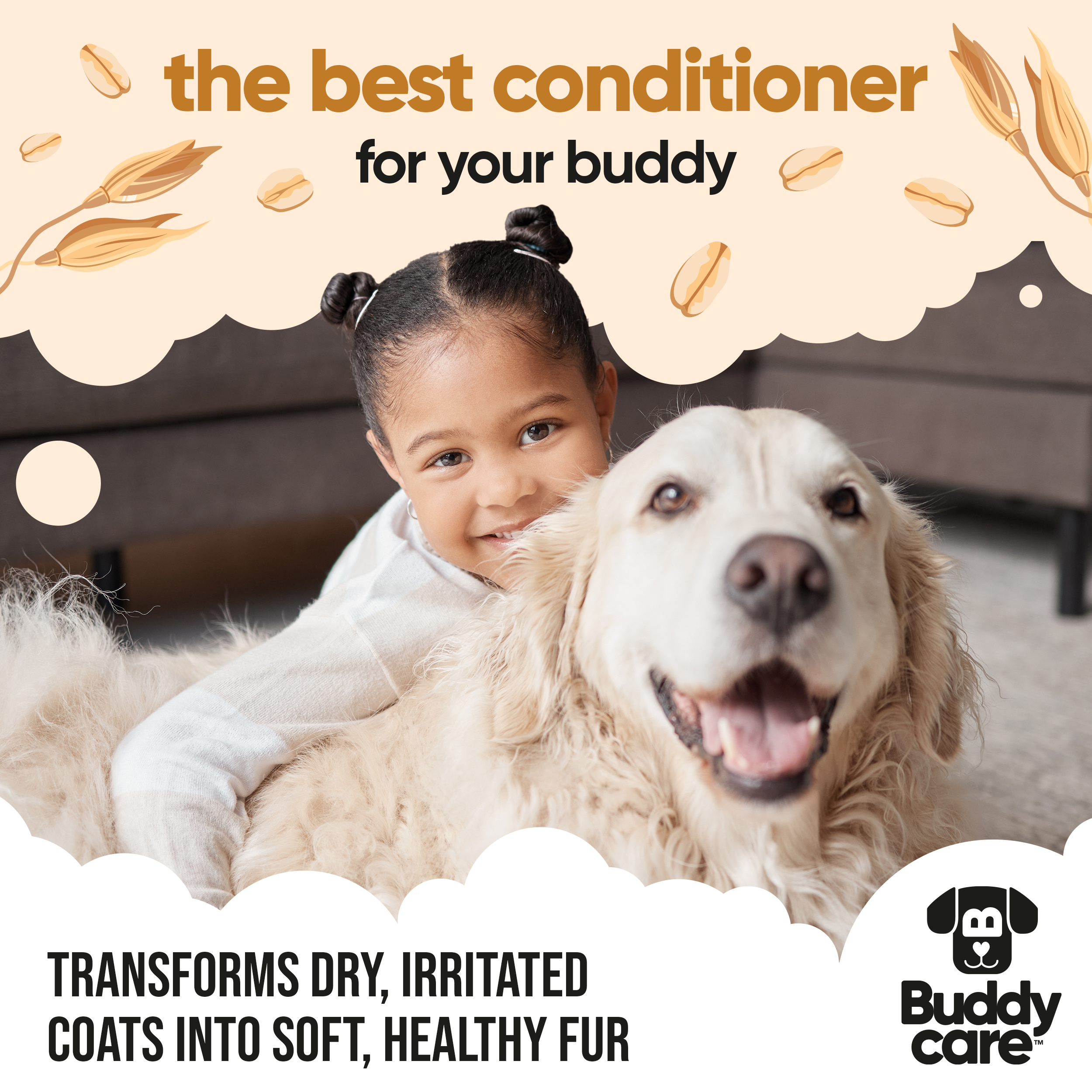 Oatmeal Dog Conditioner by Buddycare
