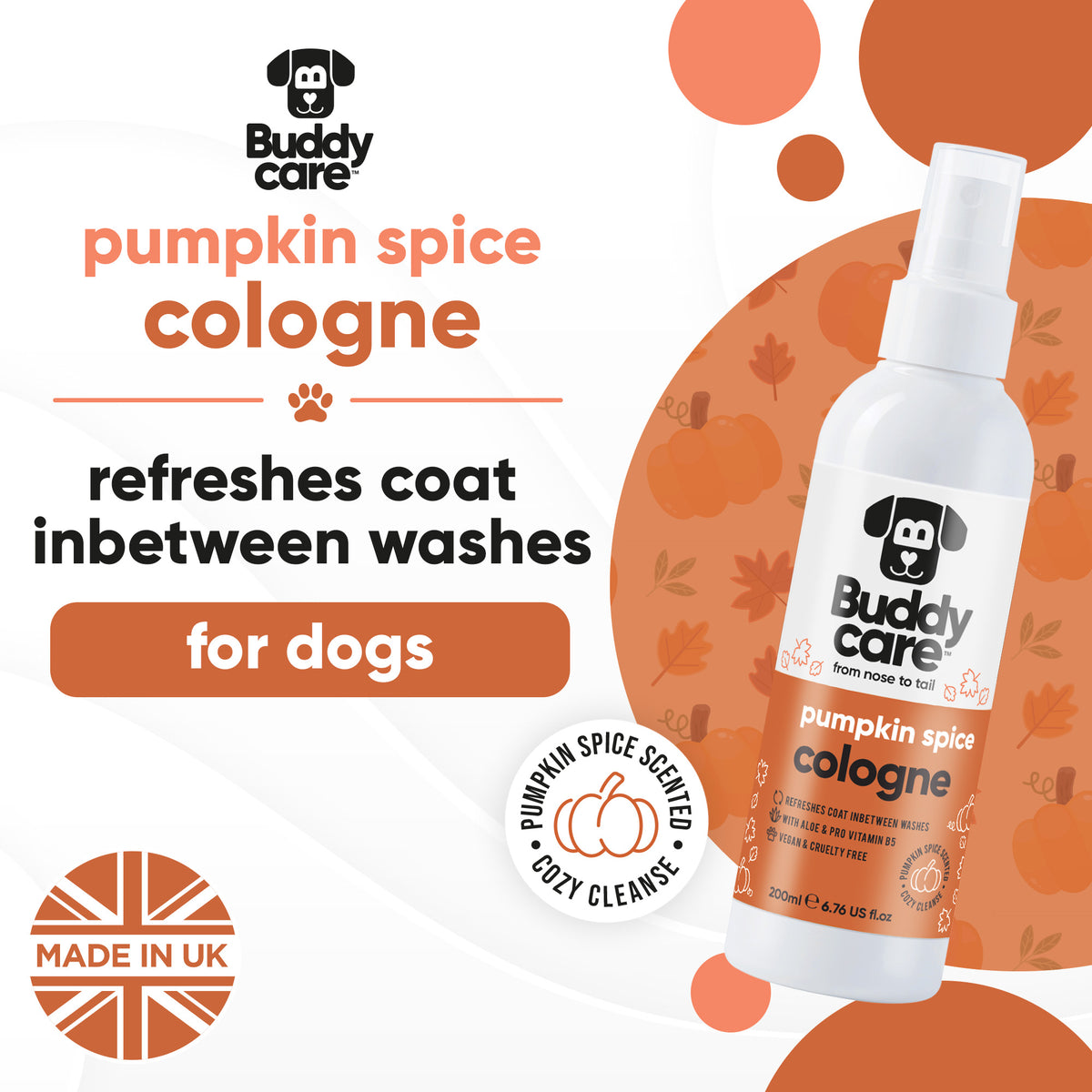 Pumpkin Spice Dog Cologne