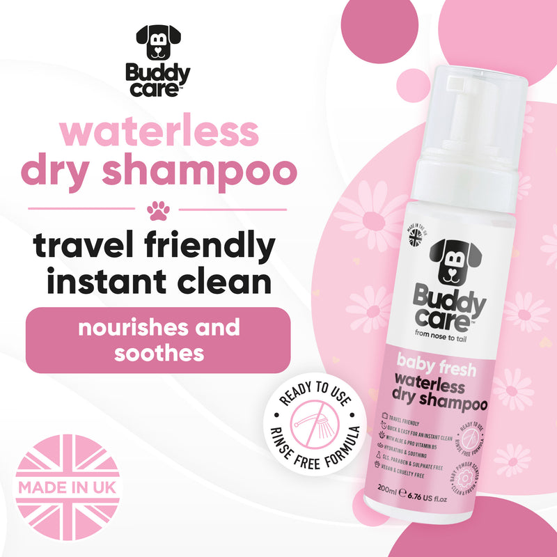 Baby Fresh Waterless Dry Dog Shampoo