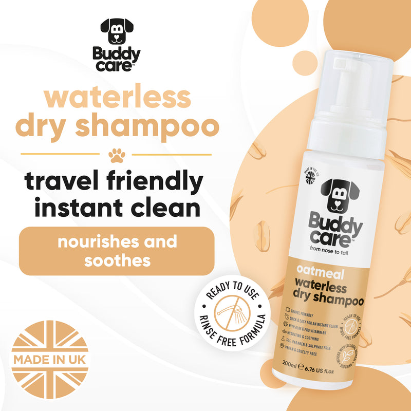 Oatmeal Waterless Dry Dog Shampoo