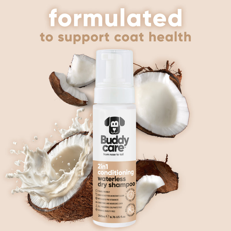 2in1 Conditioning Waterless Dry Dog Shampoo
