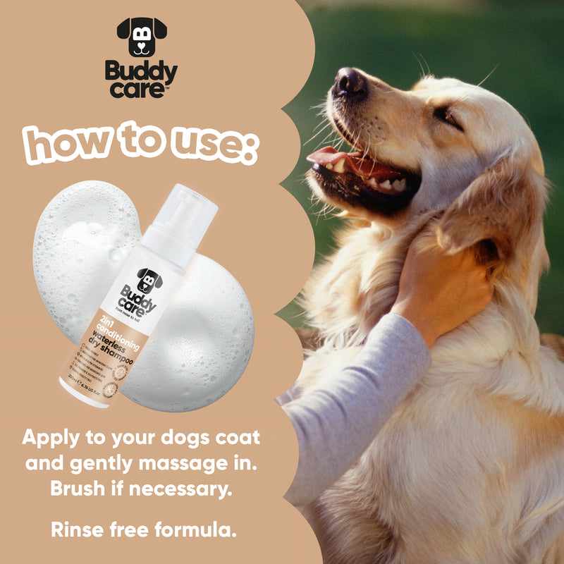 2in1 Conditioning Waterless Dry Dog Shampoo
