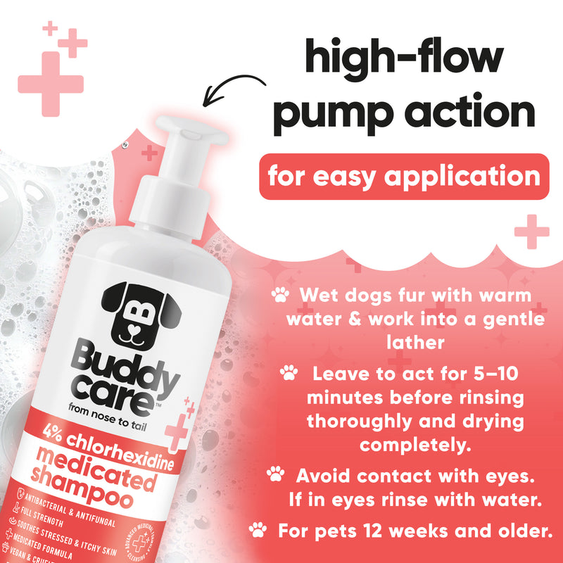 Pet Antiseptic Chlorhexidine Medicated Shampoo