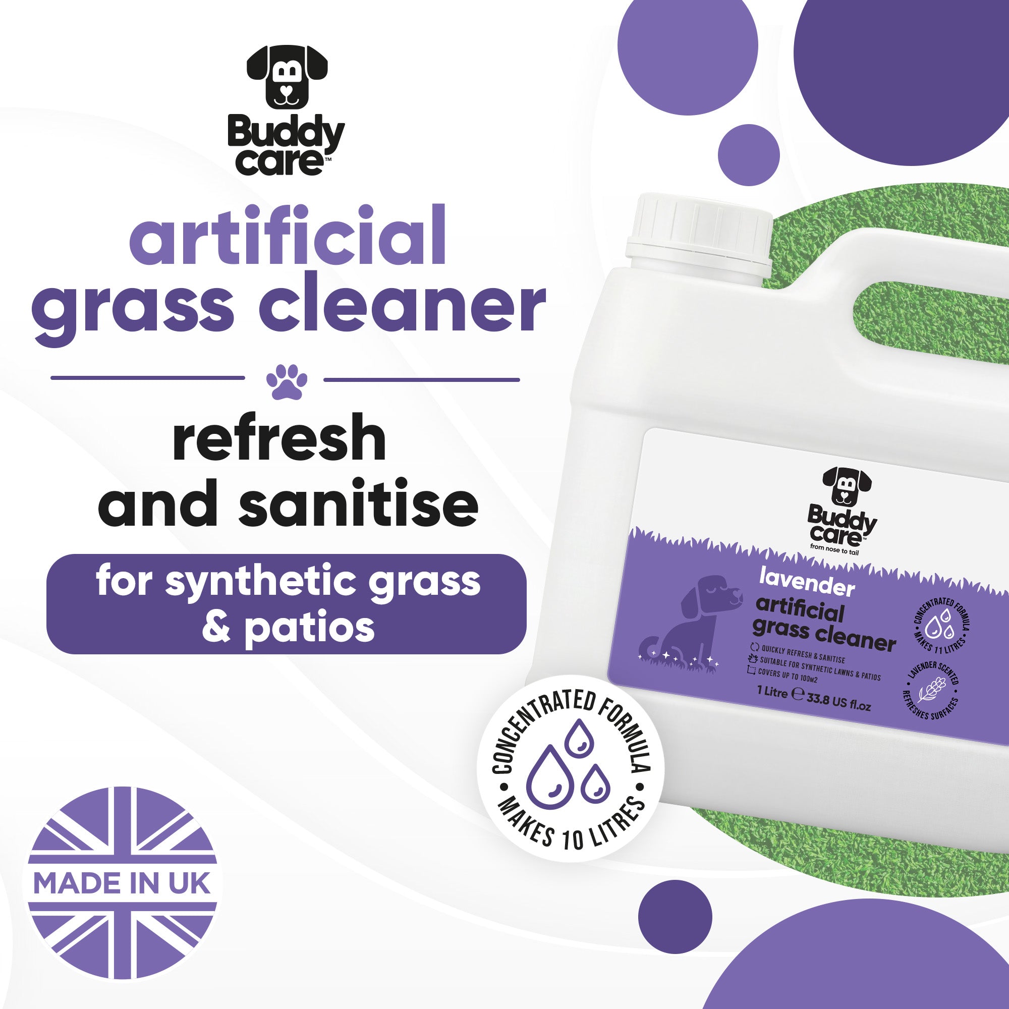Lavender Artificial Grass Cleaner
