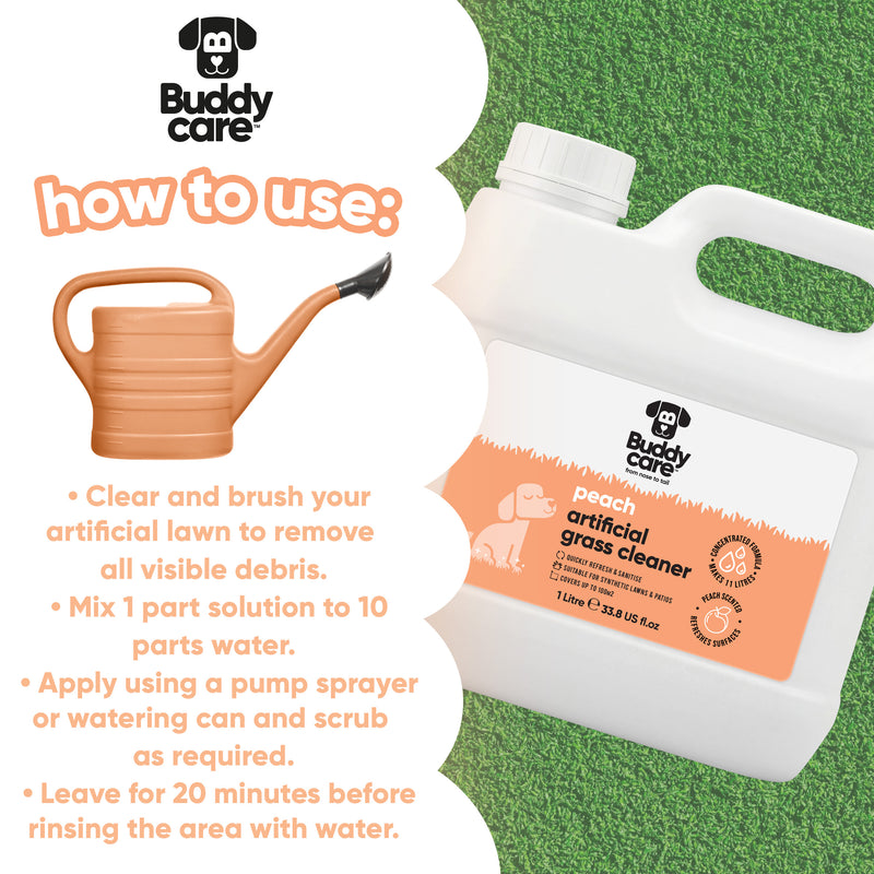 Peach Artificial Grass Cleaner